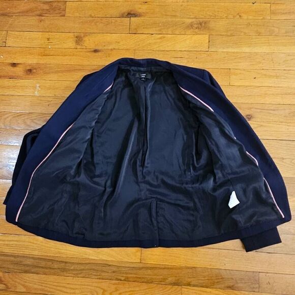 J. Crew 365 Going Out Blazer In Stretch Twill Navy Women’s Size 6 Workwear Casua - Picture 6 of 8
